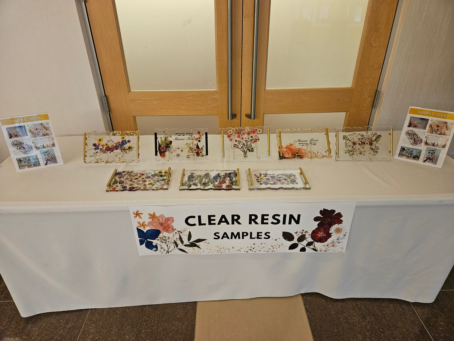 Resin Shabbos Tray Kits