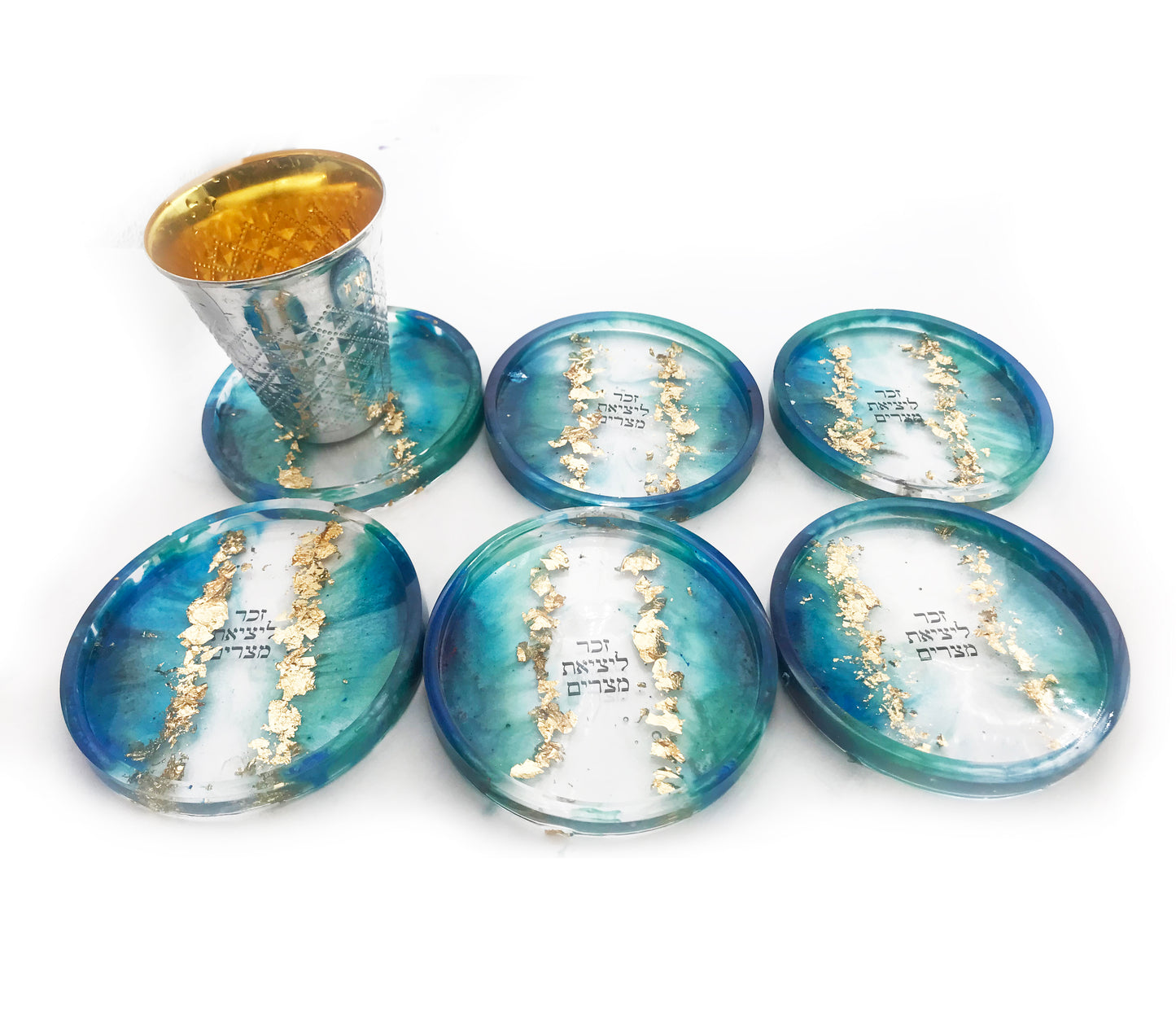 Resin Kiddush Coaster