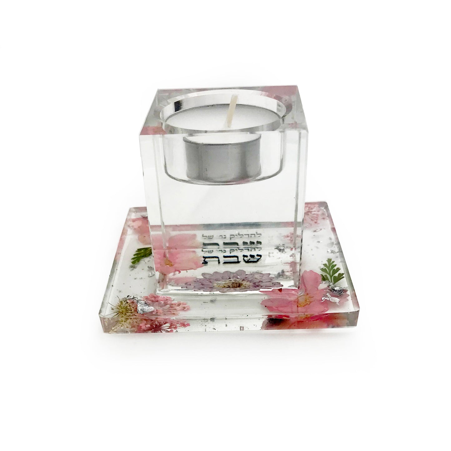 Crystal-Resin Tealight holder