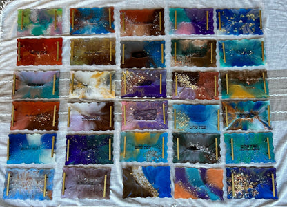 Resin Shabbos Tray Kits