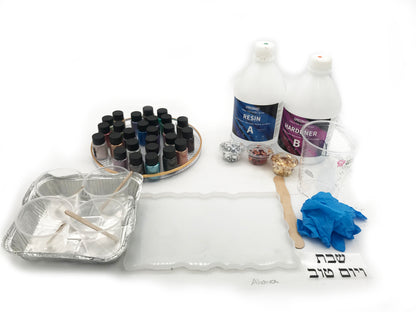 Resin Shabbos Tray Kits