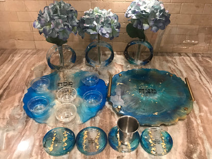 Resin Seder Plate 13"- BACK IN STOCK!